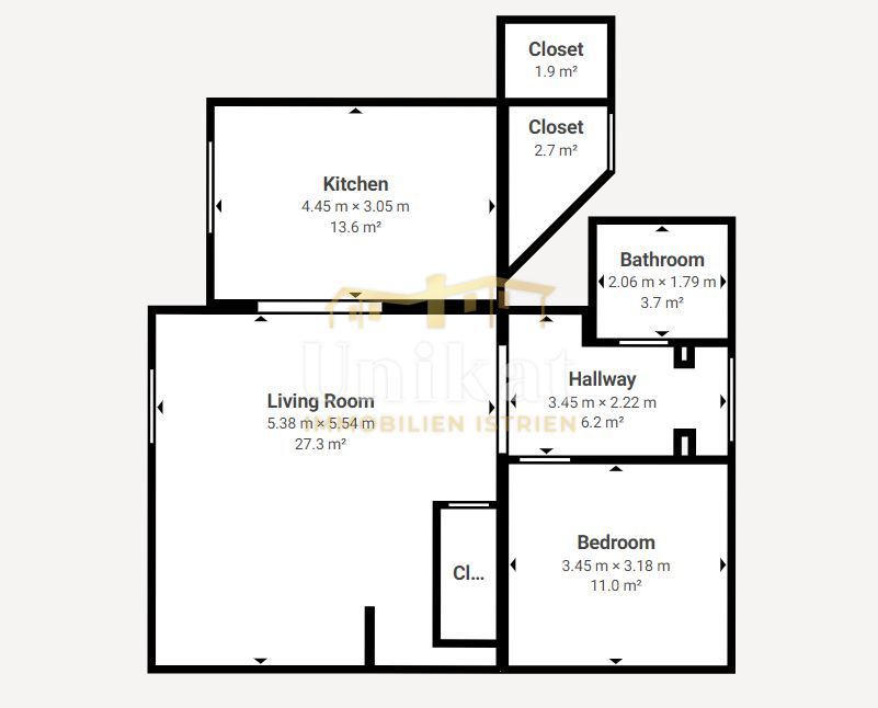 Dvojna kuća con piscina in stile istriano